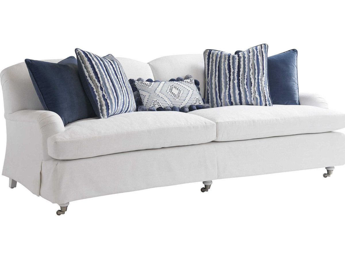 Upholstery Athos White Sofa