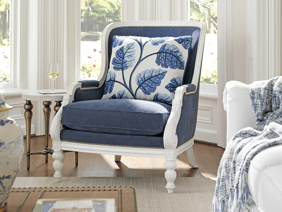 Upholstery Kamari Blue Accent Chair