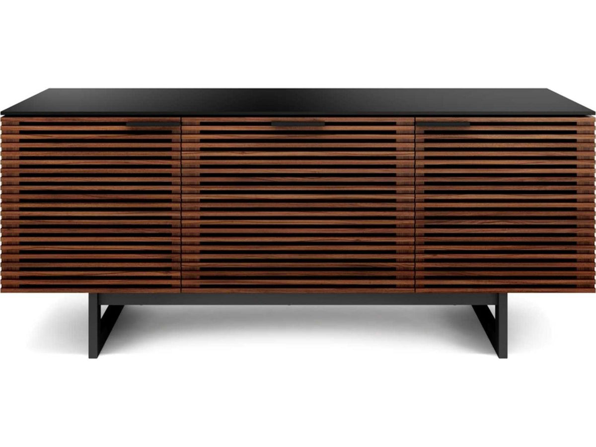 Corridor 8177 Media Console in Chocolate Stained Walnut