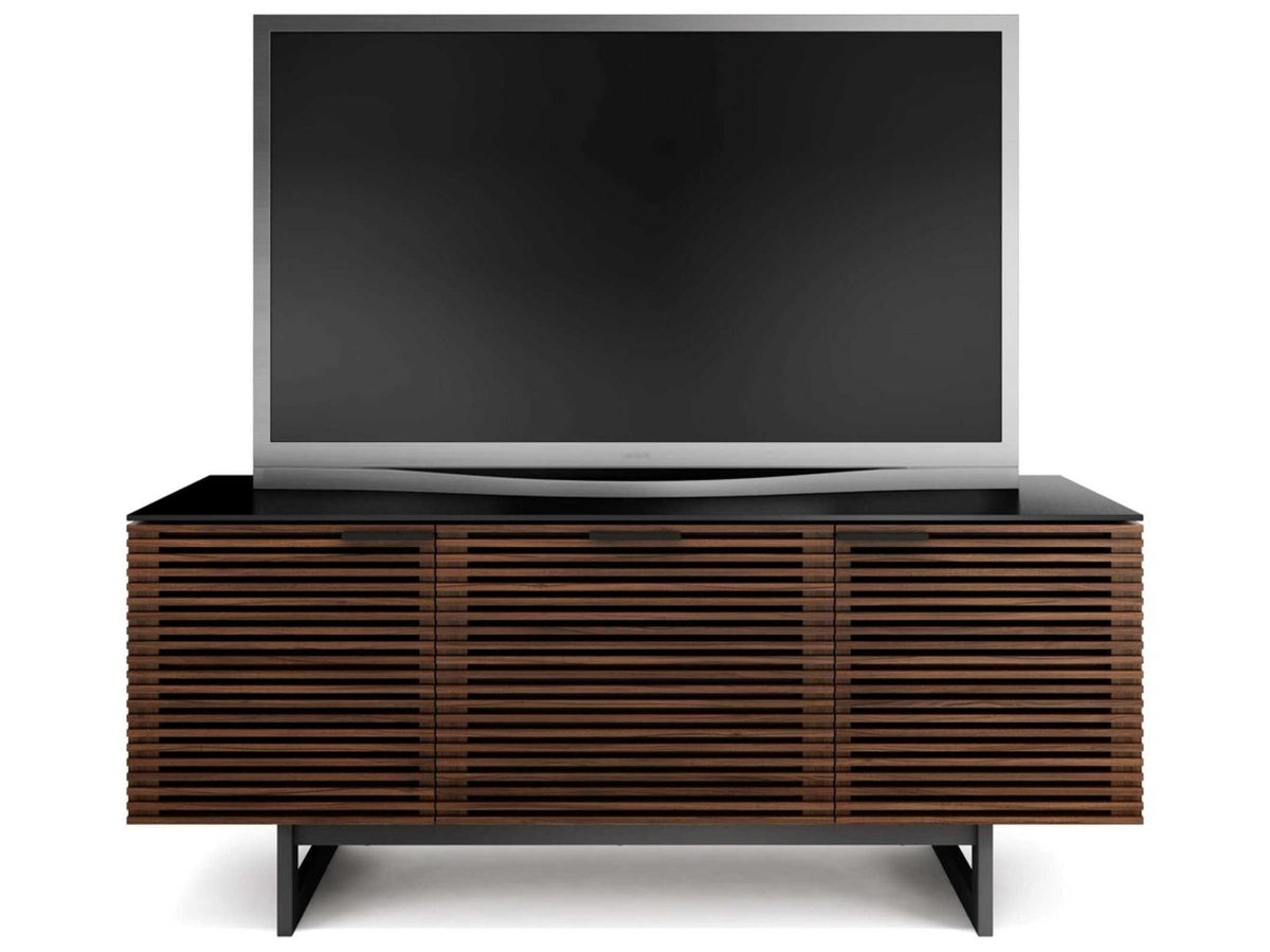 Corridor 8177 Media Console in Chocolate Stained Walnut