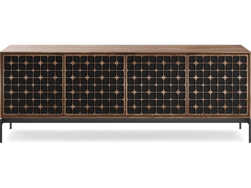 Elements 82-Inch Constellation Media Console in Natural Walnut