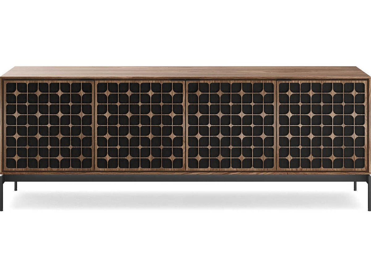 Elements 82-Inch Constellation Media Console in Natural Walnut