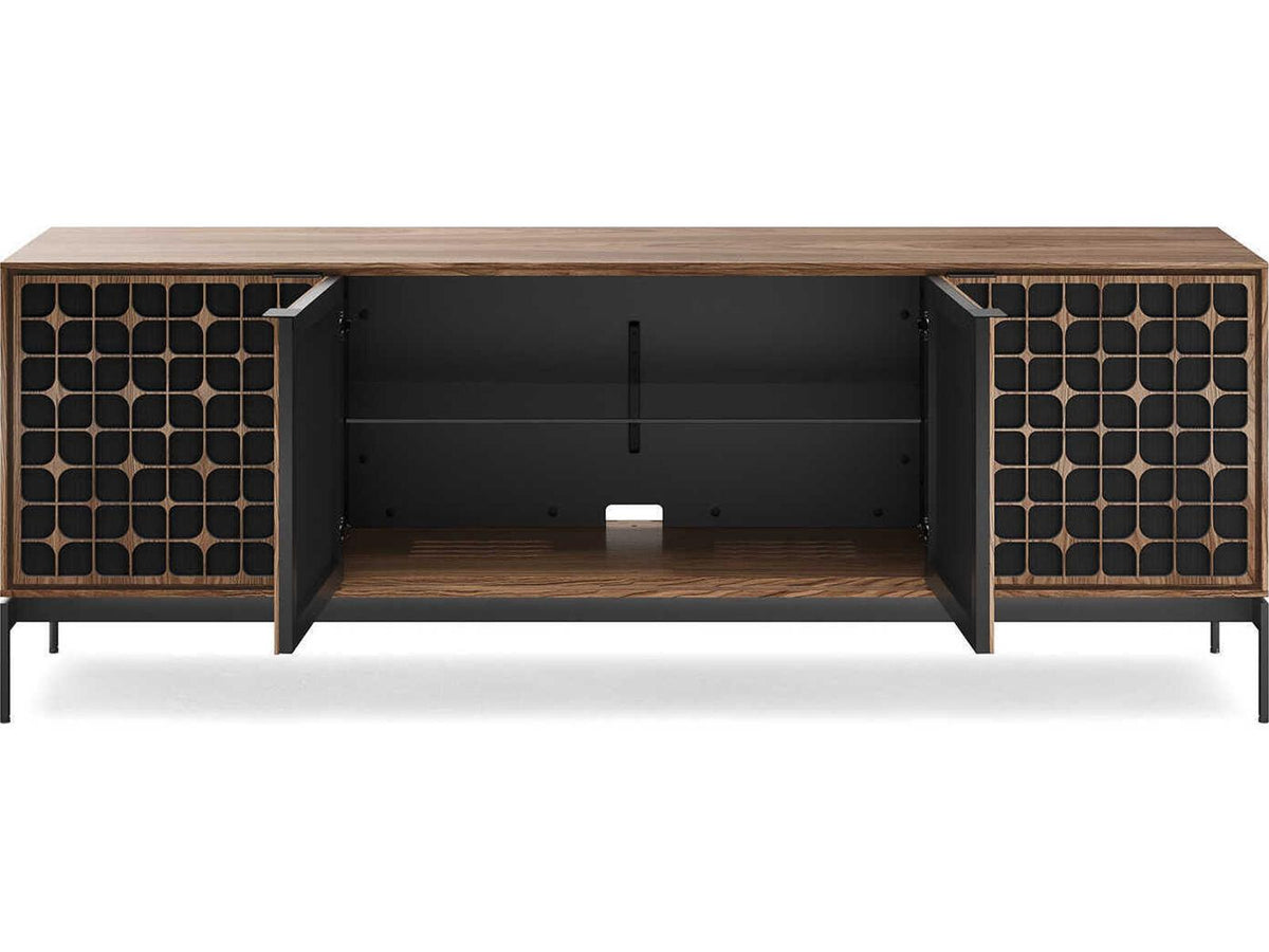 Elements 82-Inch Constellation Media Console in Natural Walnut