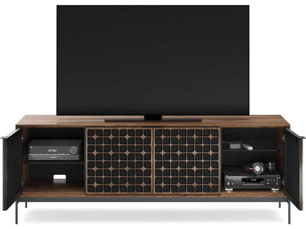 Elements 82-Inch Constellation Media Console in Natural Walnut
