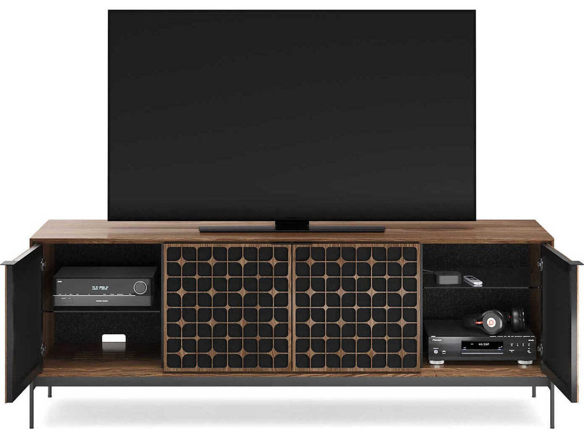 Elements 82-Inch Constellation Media Console in Natural Walnut