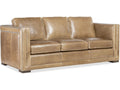 Ellary 3-Seat Upholstered Sofa with Track Arms and Nailhead Trim