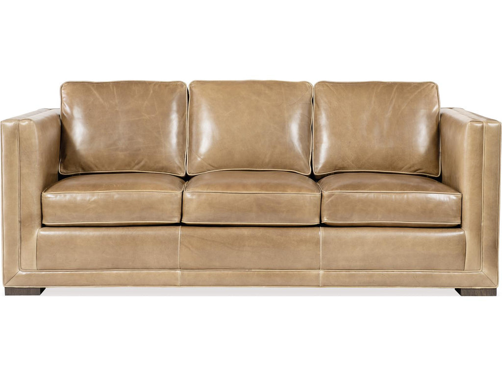 Ellary 3-Seat Upholstered Sofa with Track Arms and Nailhead Trim