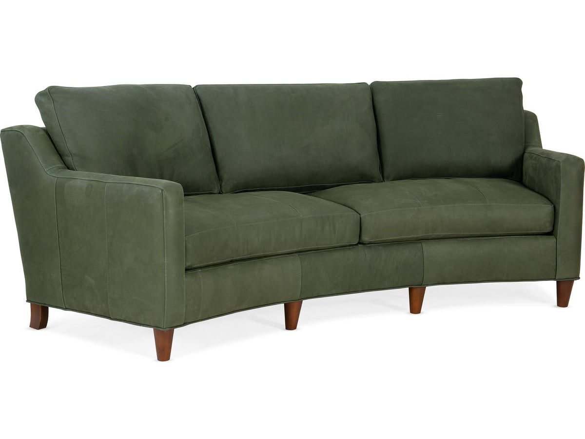 Melville Conversation Sofa 8-Way Hand Tied in Customizable Leather