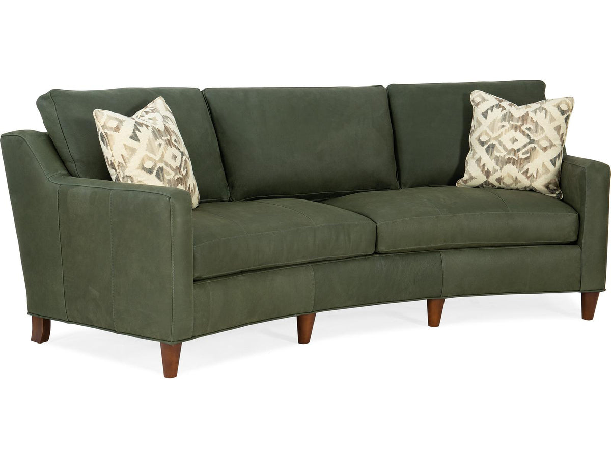 Melville Conversation Sofa 8-Way Hand Tied in Customizable Leather