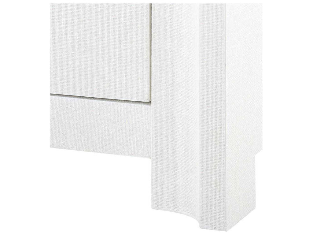 Audrey Extra Large 6-Drawer Dresser in Washed Winter Gray