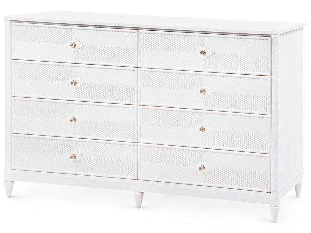 Felicity Oak Wood Double Dresser