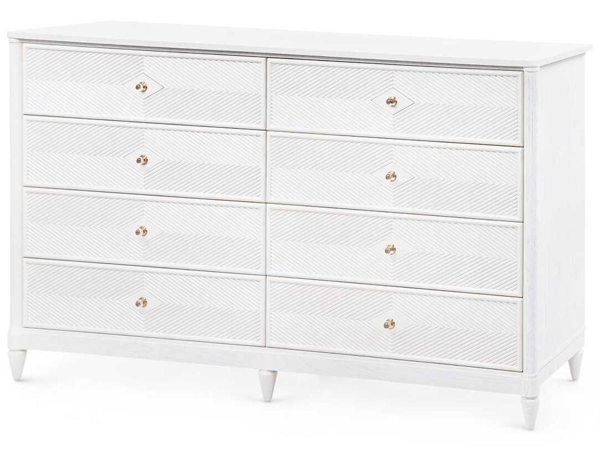 Felicity Oak Wood Double Dresser