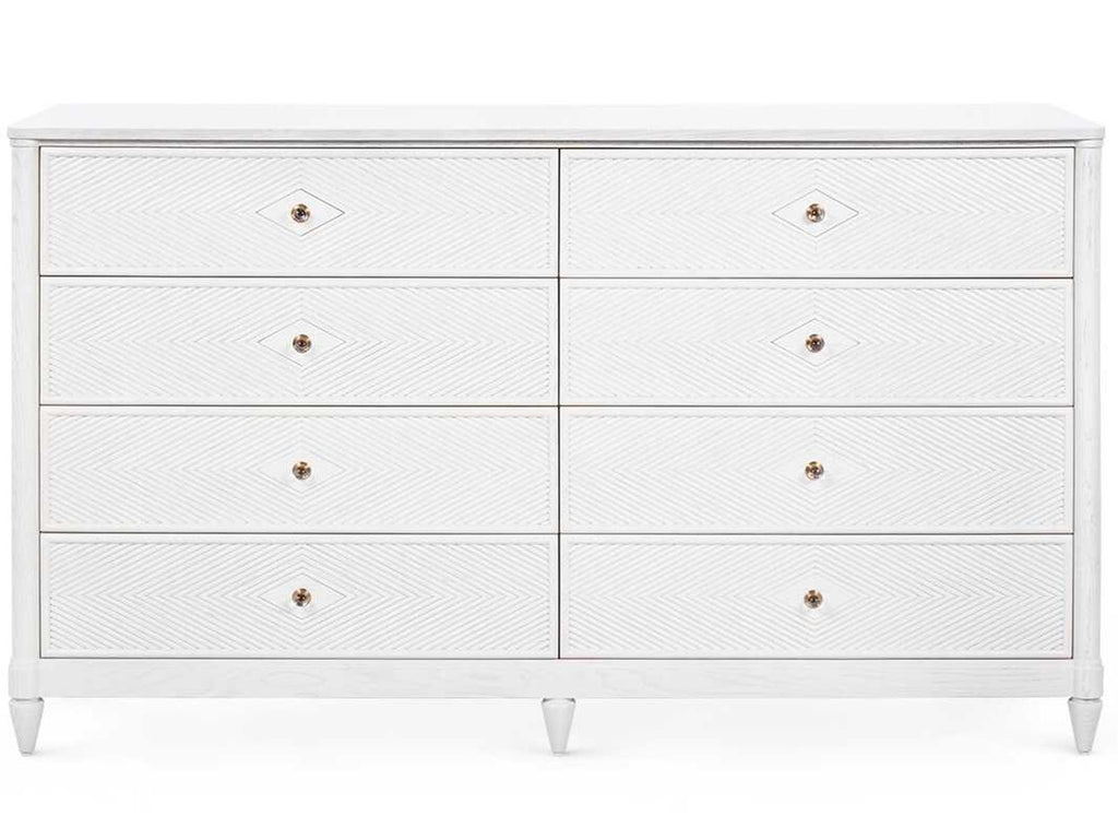 Felicity Oak Wood Double Dresser
