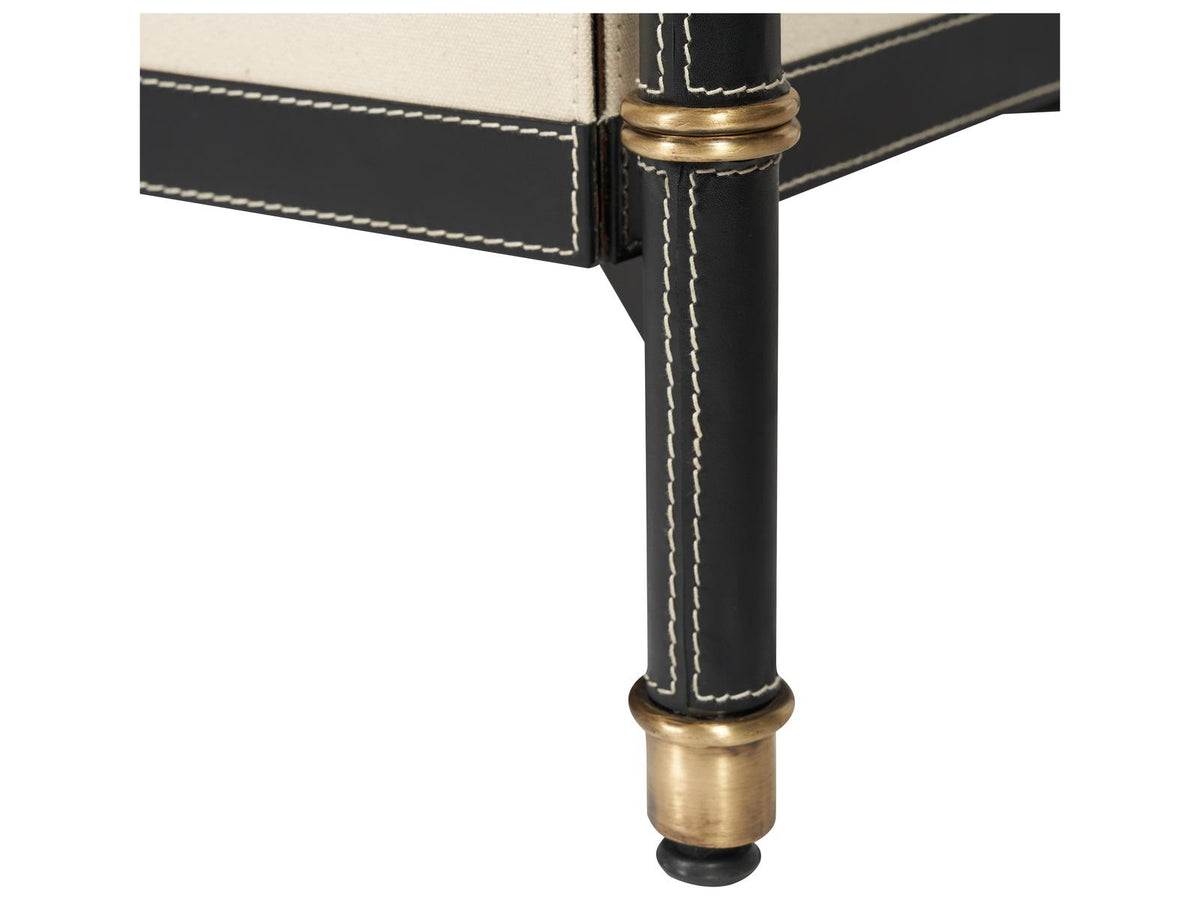 Rectangular Glass End Table