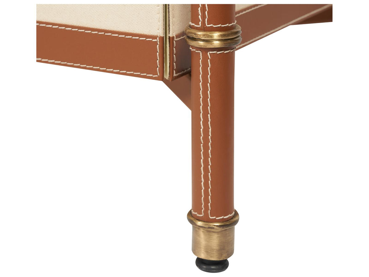 Rectangular Glass End Table