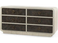 Wyatt 6-Drawer Acacia Wood Double Dresser in Sailcloth Sheen