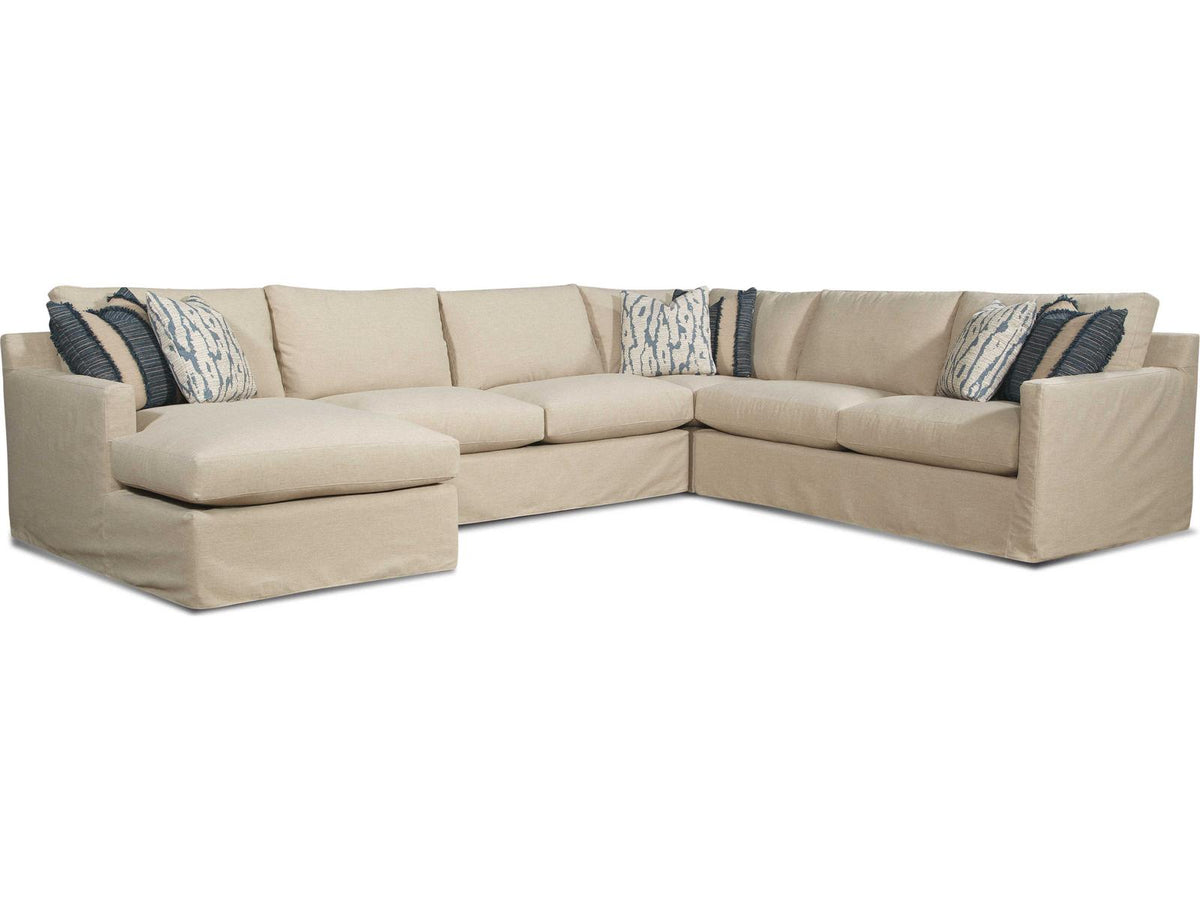 Bel-Air 4-Piece Modular Sectional Sofa with Slipcover
