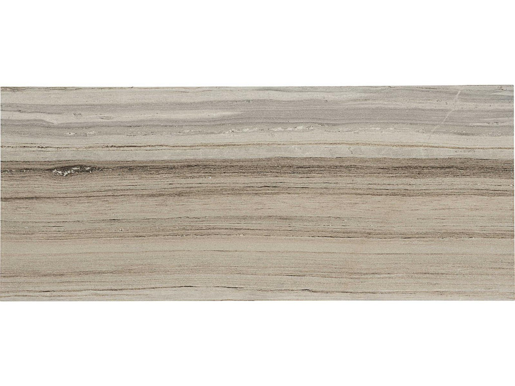 Wish You Were Here 100-Inch Rectangle Dining Table in Gray Sandstone and Whisper of Gold