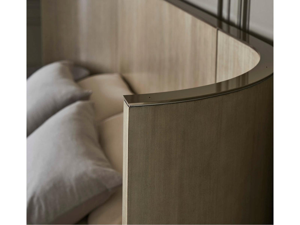 Dream Chaser King Bed with Wings Dry Martini and Brushed Gold