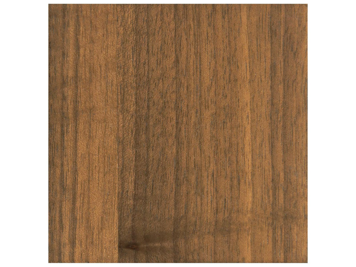 Botero Large Nightstand in New Natural Walnut and Smoked Birdseye