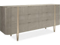 Love At First Sight 78-Inch Dresser in Oracle with Whisper of Gold