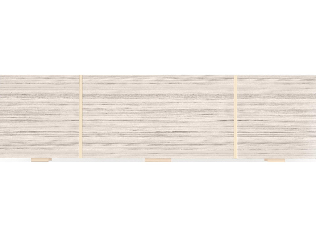 Wish You Were Here 6-Drawer Dresser in Almond Milk and Whisper of Gold