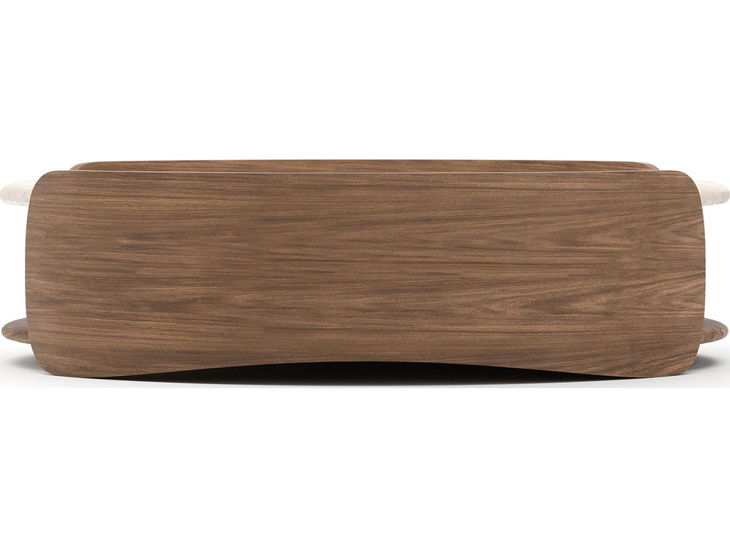 Fleur Round Stone Coffee Table