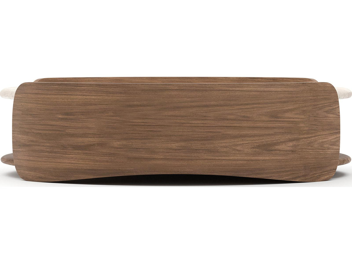 Fleur Round Stone Coffee Table