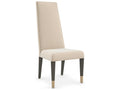Signature Metropolitan The Master Birch Wood Beige Upholstered Side Dining Chair