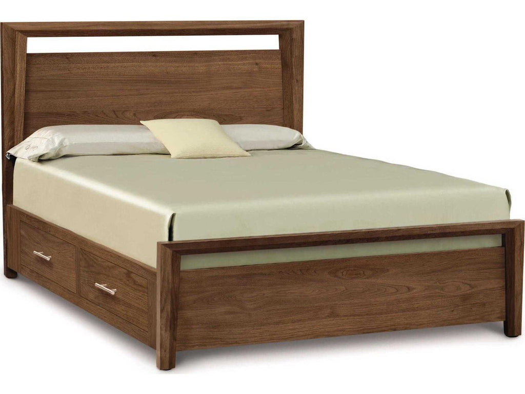 Mansfield Brown Solid Wood King Platform Bed