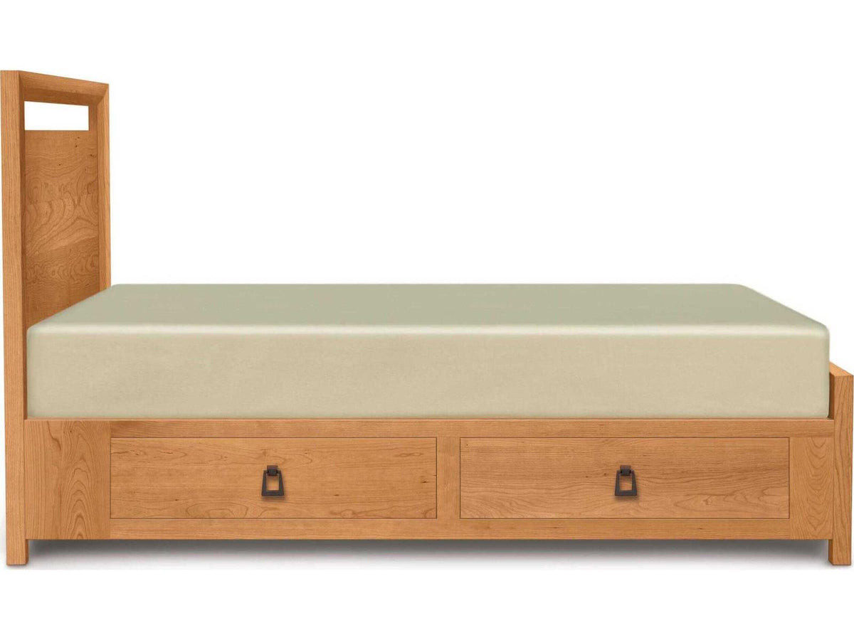 Mansfield Brown Solid Wood California King Platform Bed