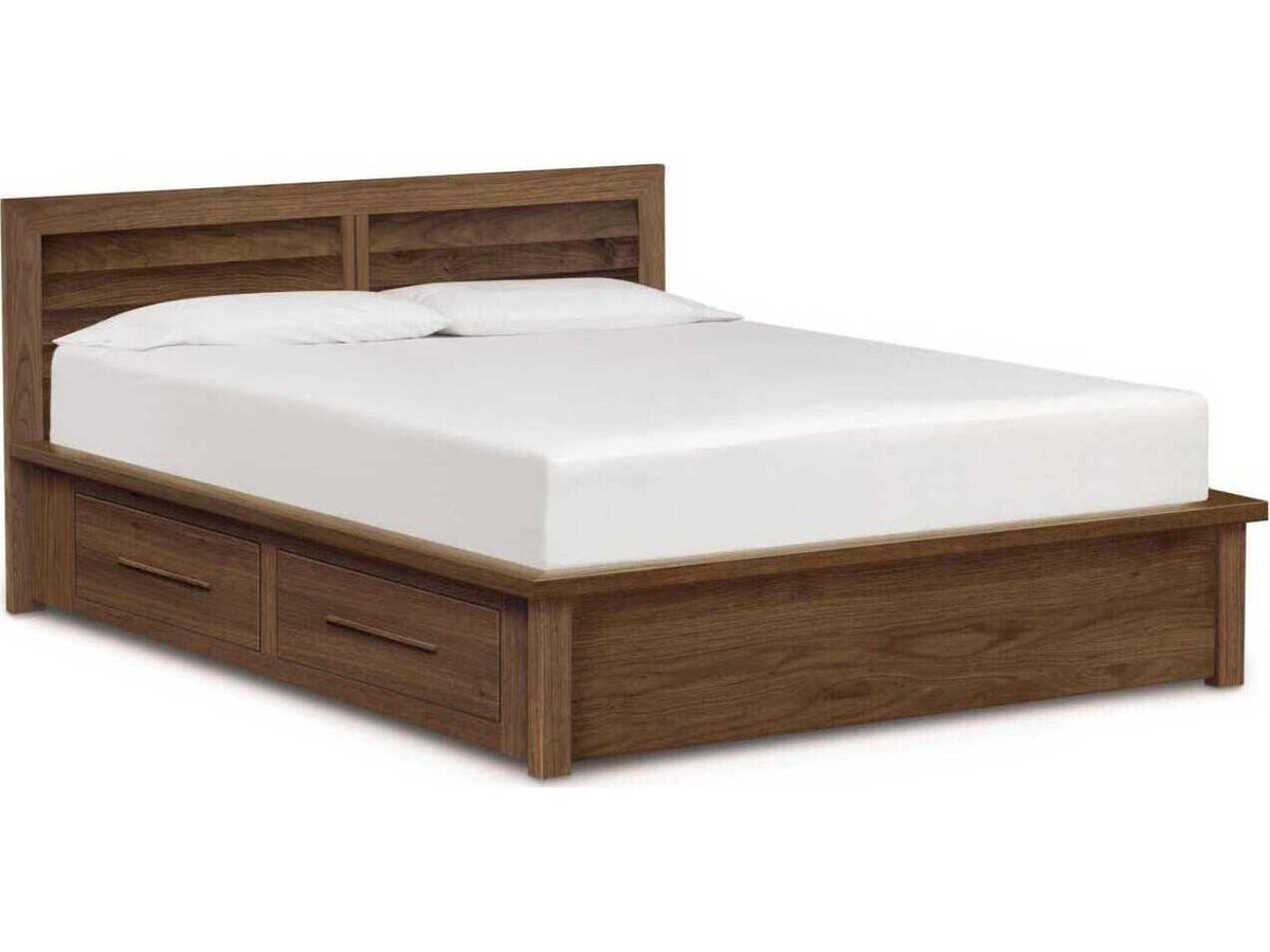 Moduluxe Brown Solid Wood California King Platform Bed