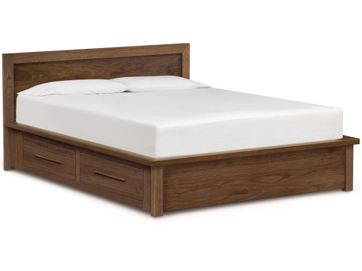 Moduluxe Brown Solid Wood California King Platform Bed