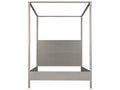 Furniture Londrina Queen 4-Poster Bed in Washed Oak Finish