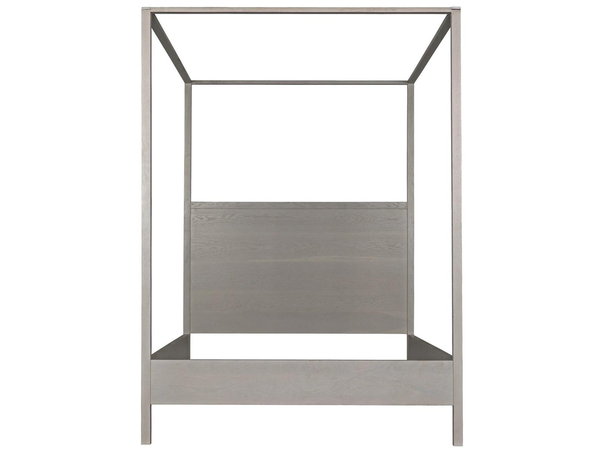 Furniture Londrina Queen 4-Poster Bed in Washed Oak Finish