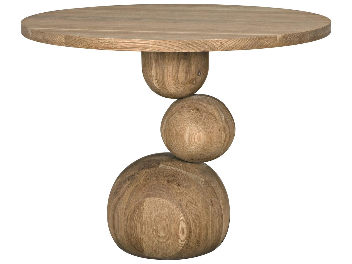 Boulder 38-Inch Square Breakfast Dining Table in Natural Oak