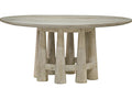 Lulu Round Wood Grey Wash Dining Table