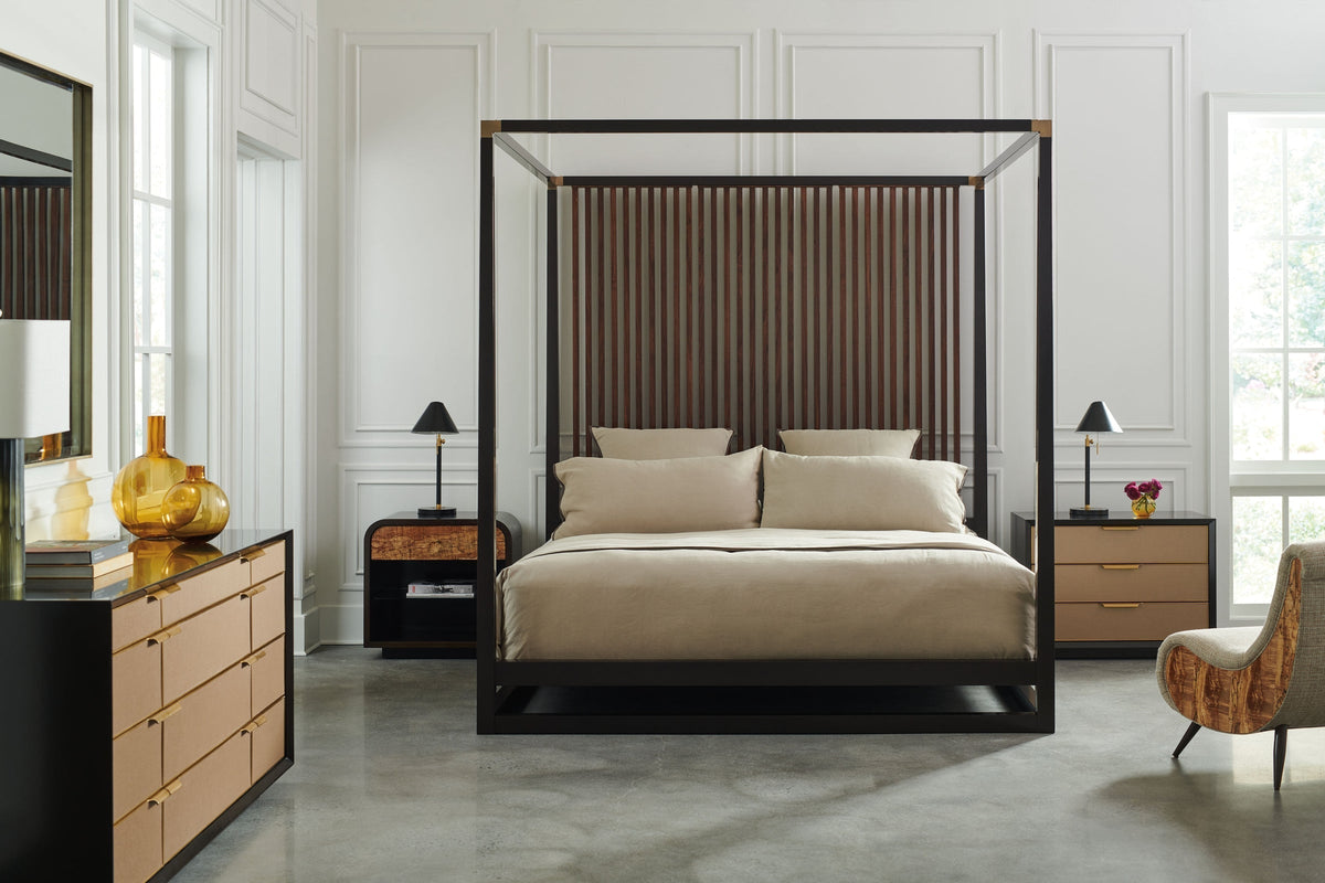 Caracole Classic Pinstripe Bed