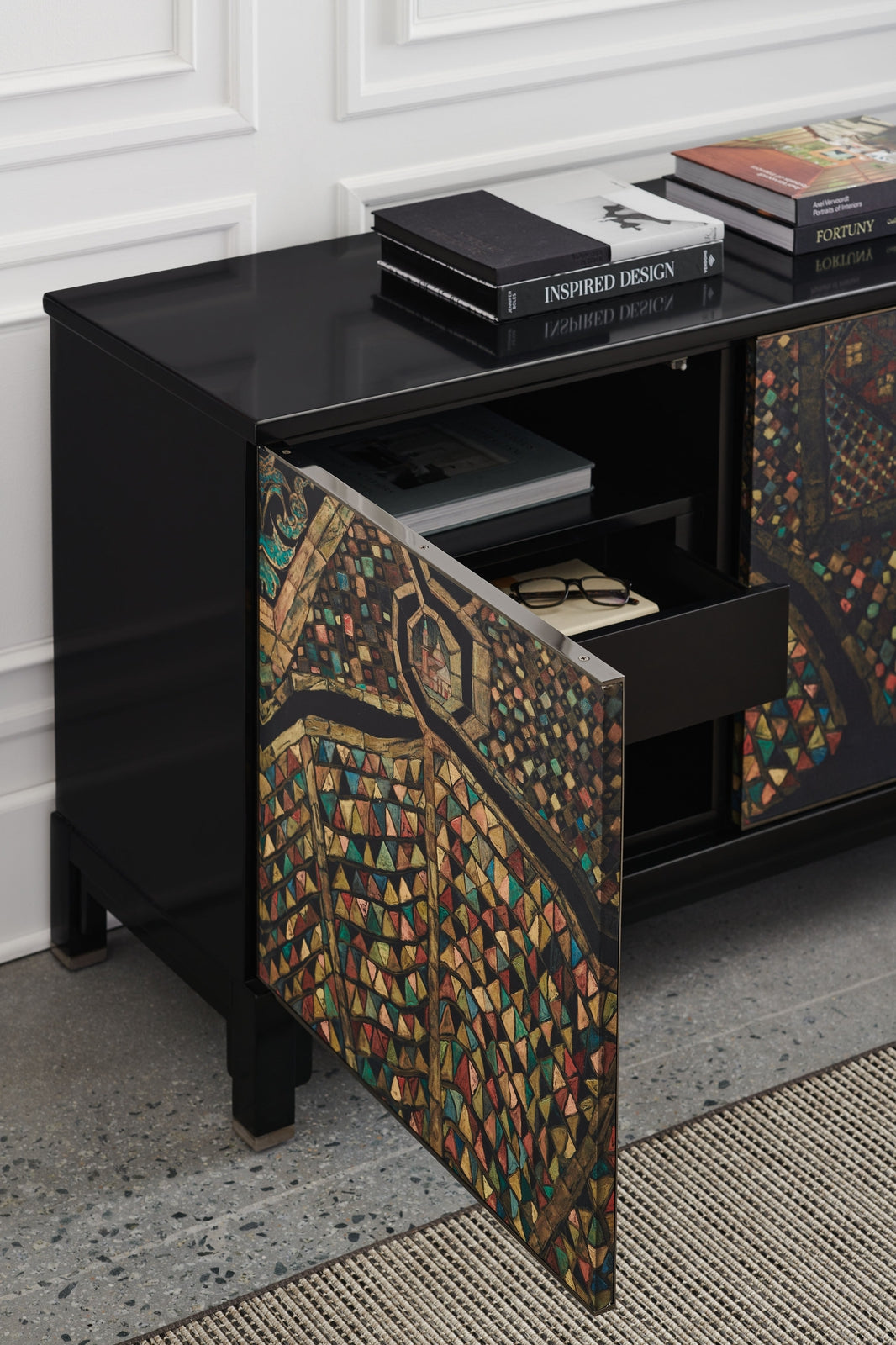 Caracole Mosaic Entertainment Console INV