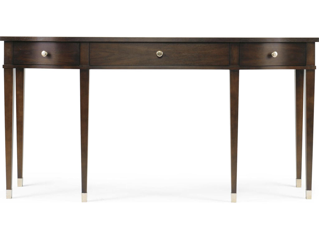 Tribeca Rectangular Console Table with Three Drawers in Tribeca Finish
