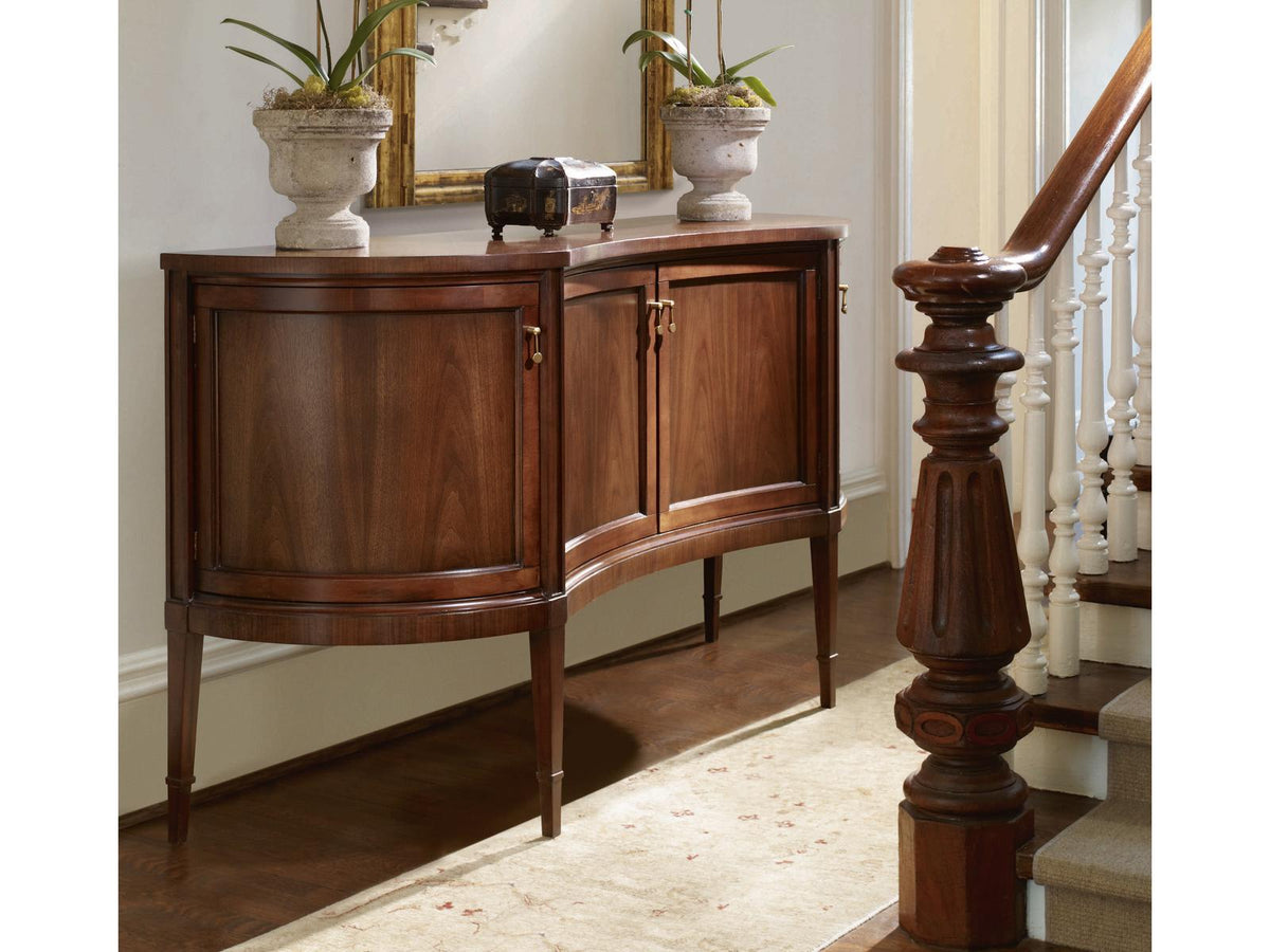 Bridgeton Sideboard with Brass Hardware and Adjustable Shelves