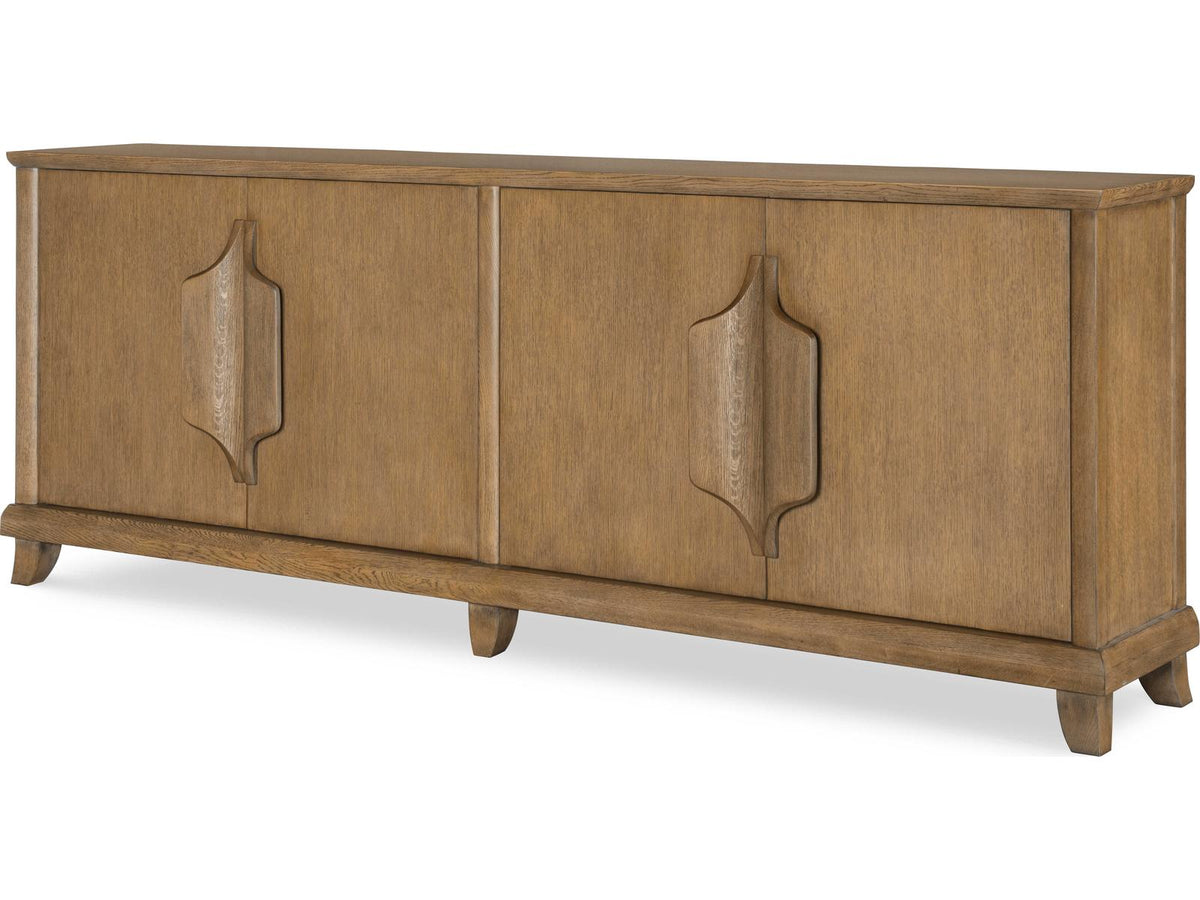 Cyrus Four Door Credenza in Natural Oak