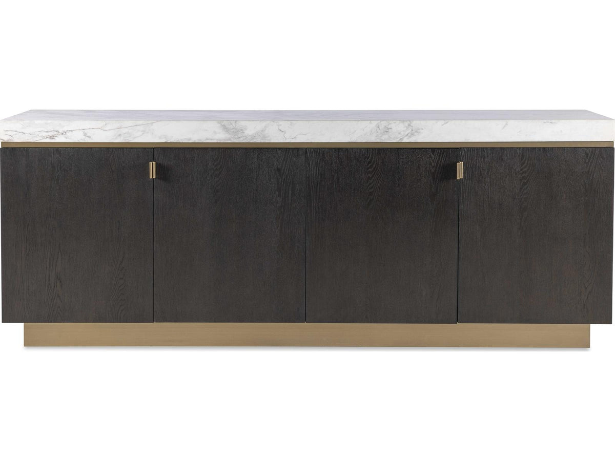 Cadence Credenza Mocha Oak and Marble