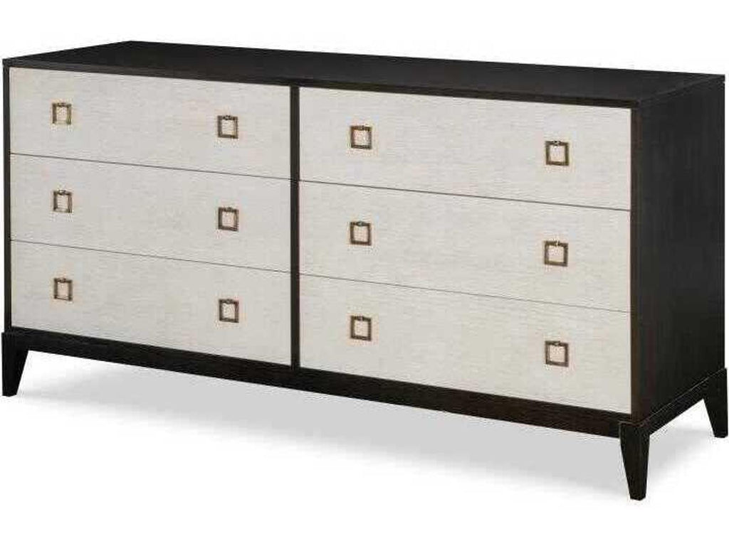 Details Case Six Drawer Low Dresser