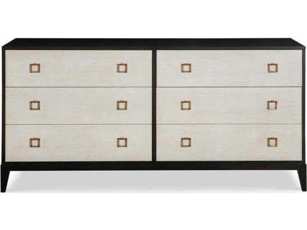 Details Case Six Drawer Low Dresser