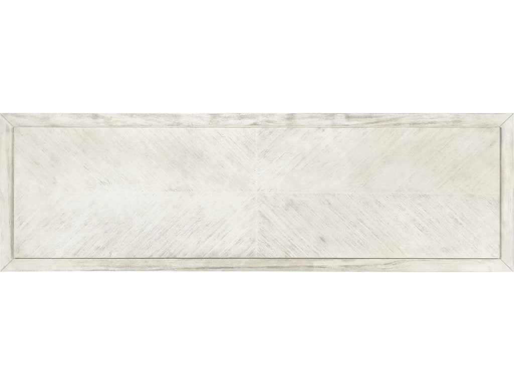 Curate Atlas Six Drawer Dresser in Off White with Raffia