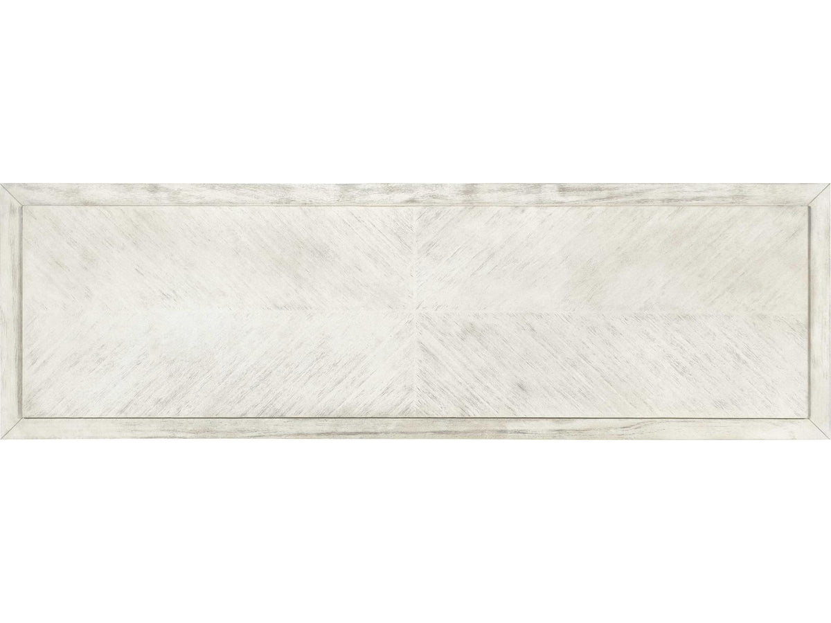 Curate Atlas Six Drawer Dresser in Off White with Raffia