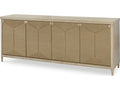 Curate Palmetto Four Door Credenza in Grey Wash Wood