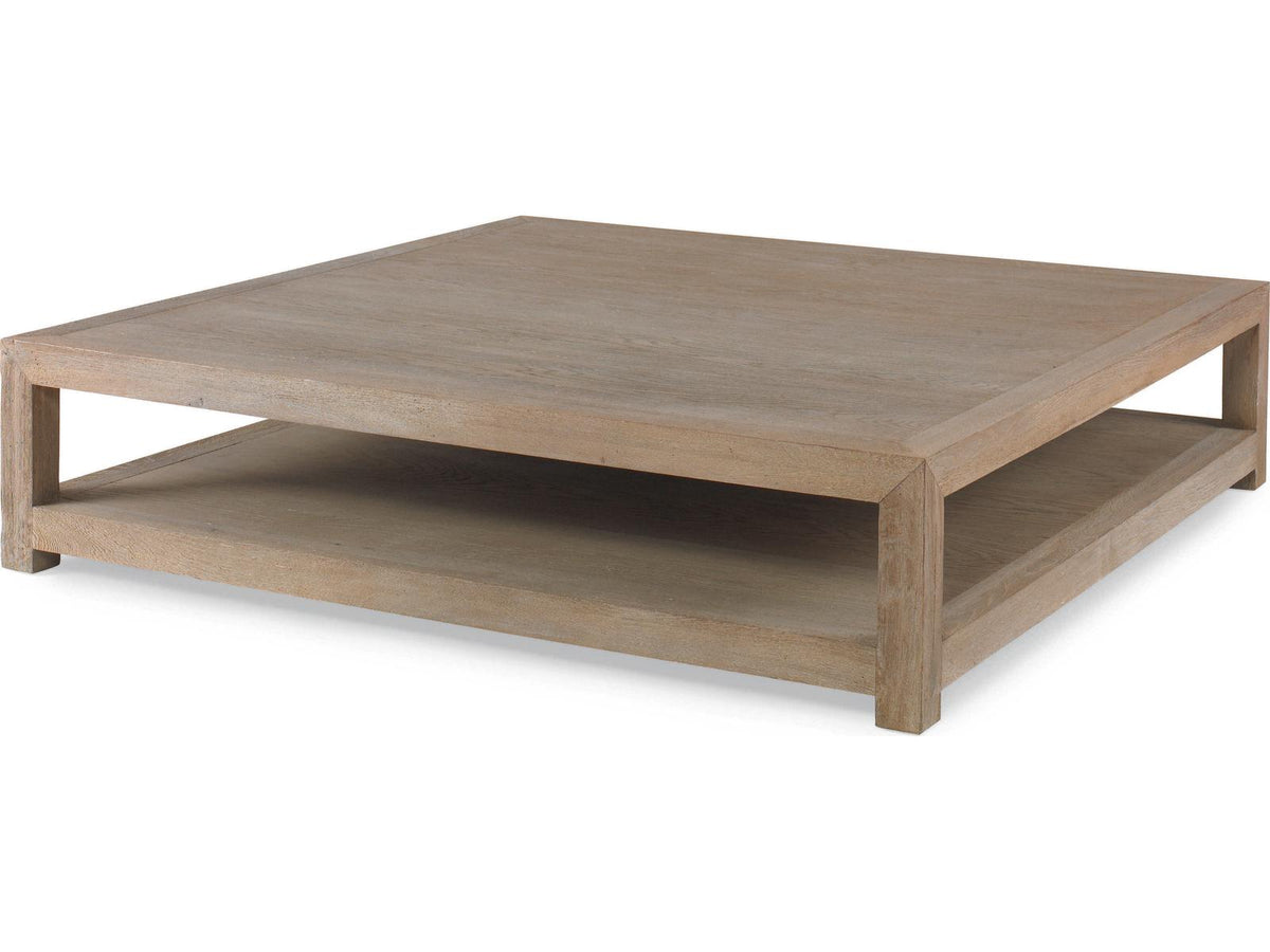 Monarch Sonoma Square Coffee Table in Cerused Oak