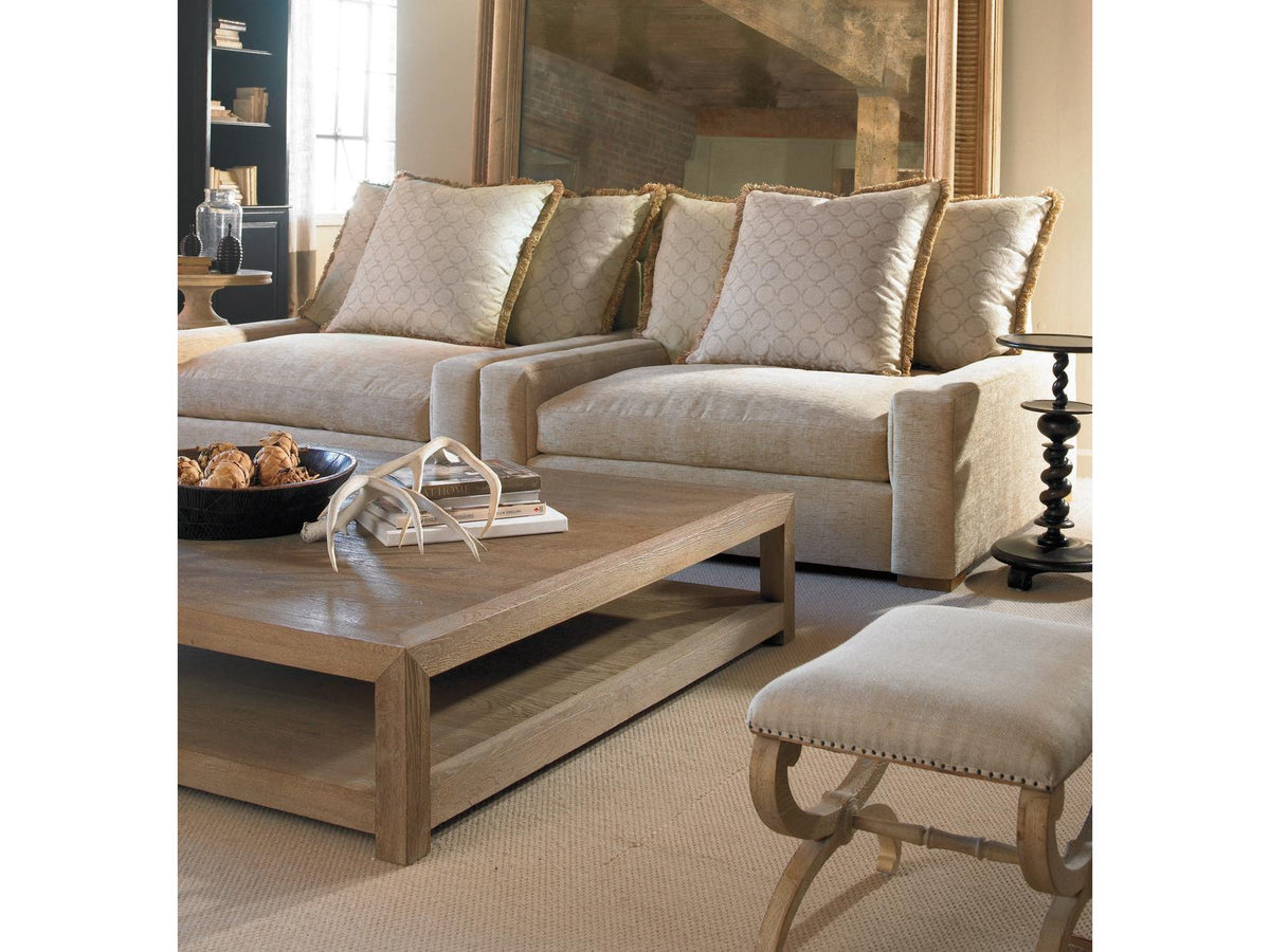 Monarch Sonoma Square Coffee Table in Cerused Oak